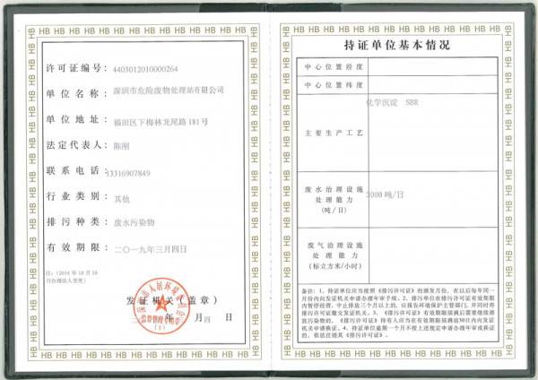 梅林分公司排污许可证 副本1